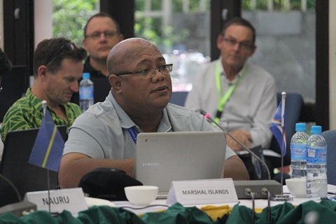 Reginald White Marshall Islands National Weather Services Director