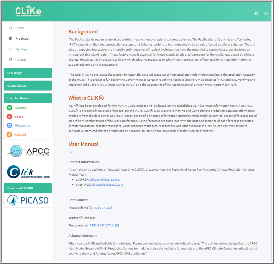 CLimate Information toolKit Pacific (CLIKⓟ)