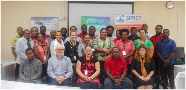 Participants of the COSPpac media and stakeholder training for Vanuatu (photo credit: Jonas)