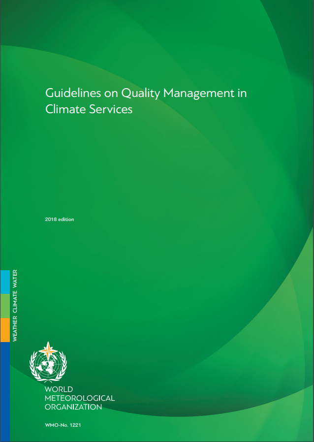 Guidelines on Quality Management in Climate Services