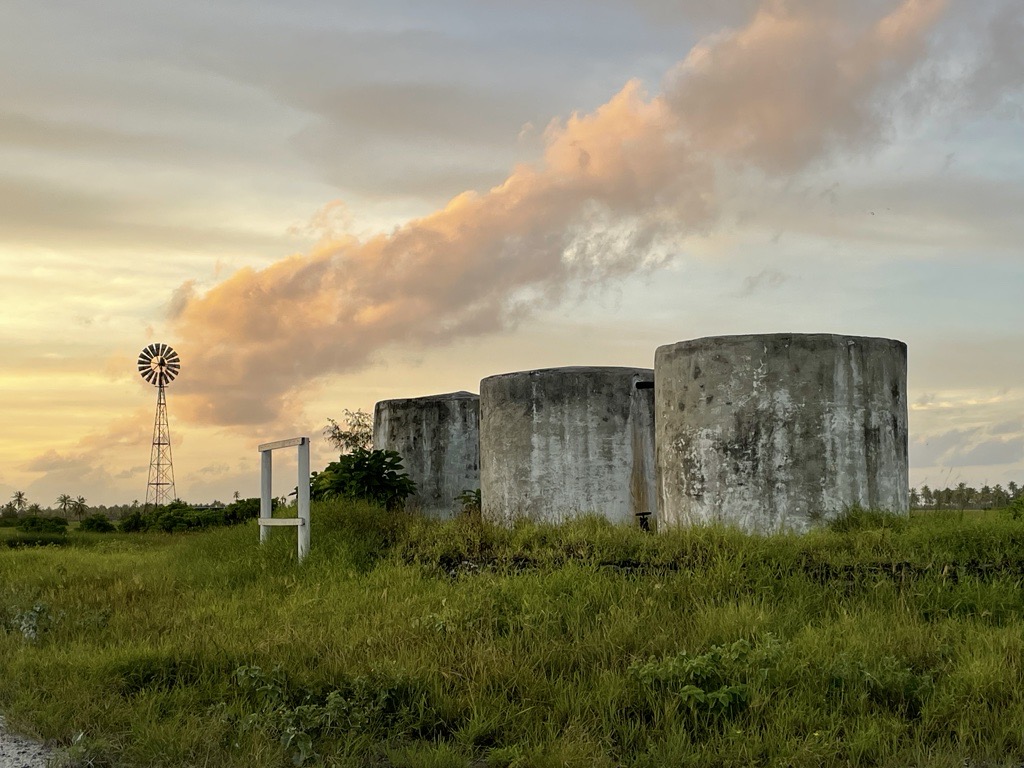 Decca groundwater reserve is a vital freshwater lens located on Kiritimati Island (Christmas Island) in Kiribati