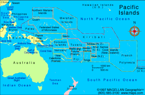 Pacific Map