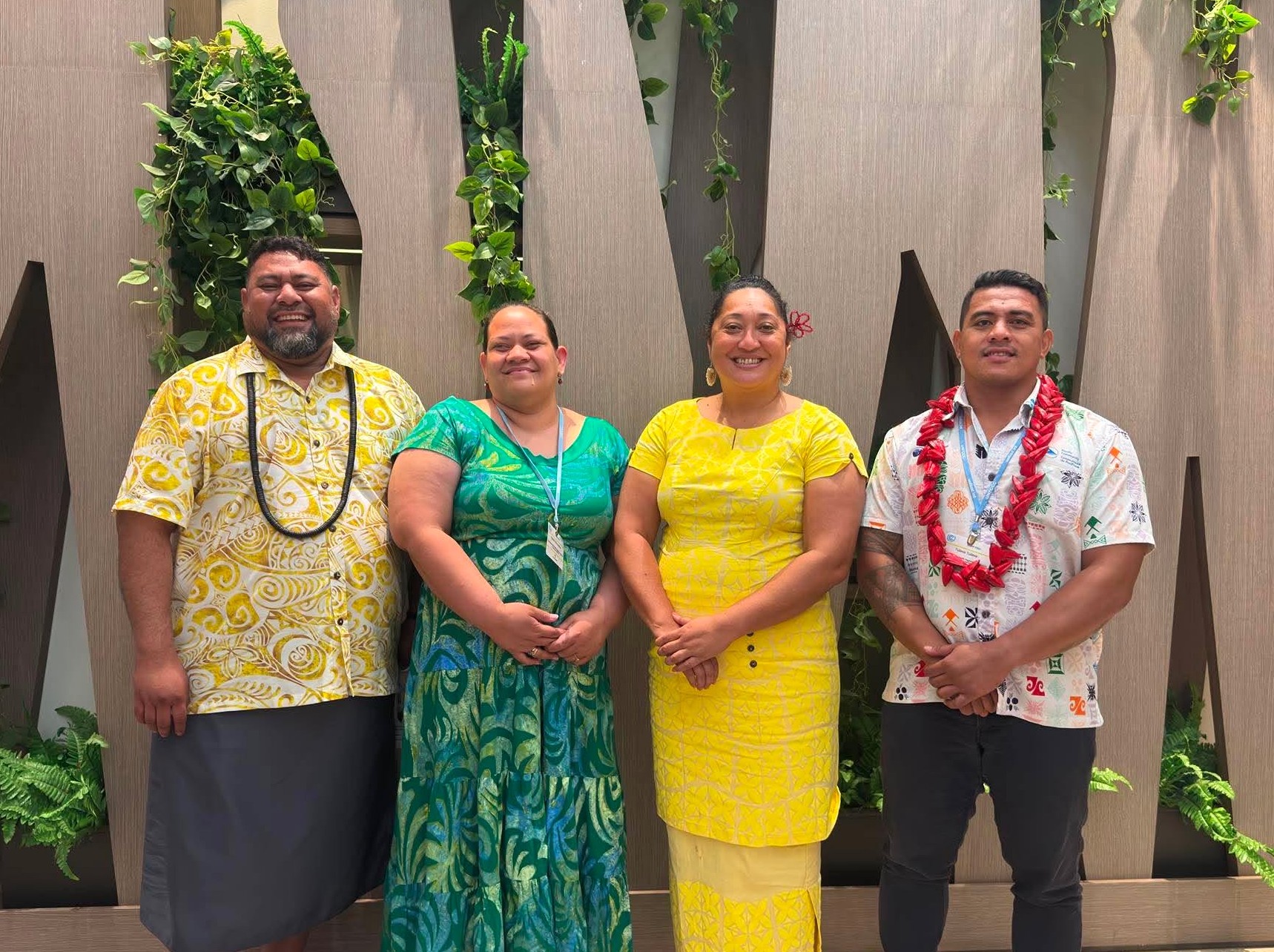 SPREP team at the Indigenous Peoples gathering in Fiji