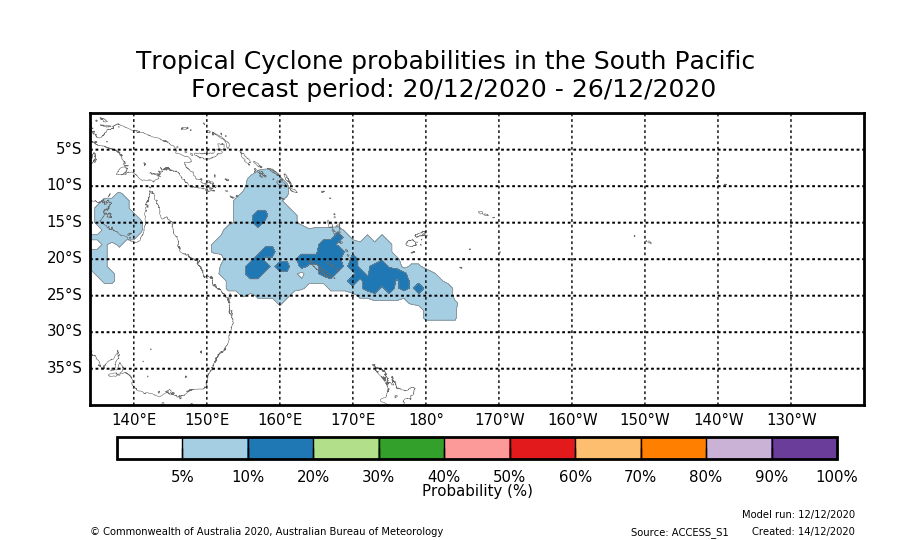 South Pacific Tropical Cyclone Outlook