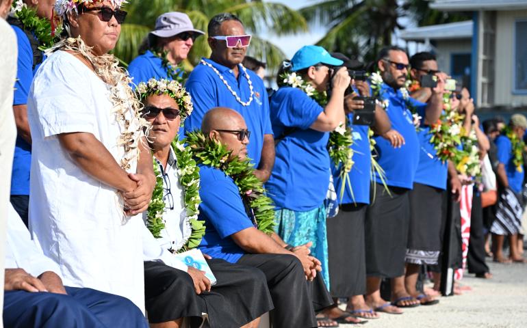 Ulu O Tokelau NCOF Participants during Welcome Performance