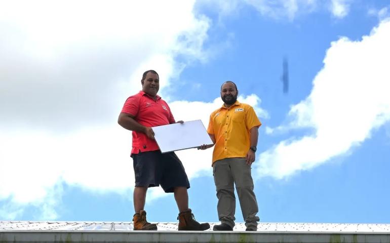 Tonga Meteorological Service is installing Starlink satellites