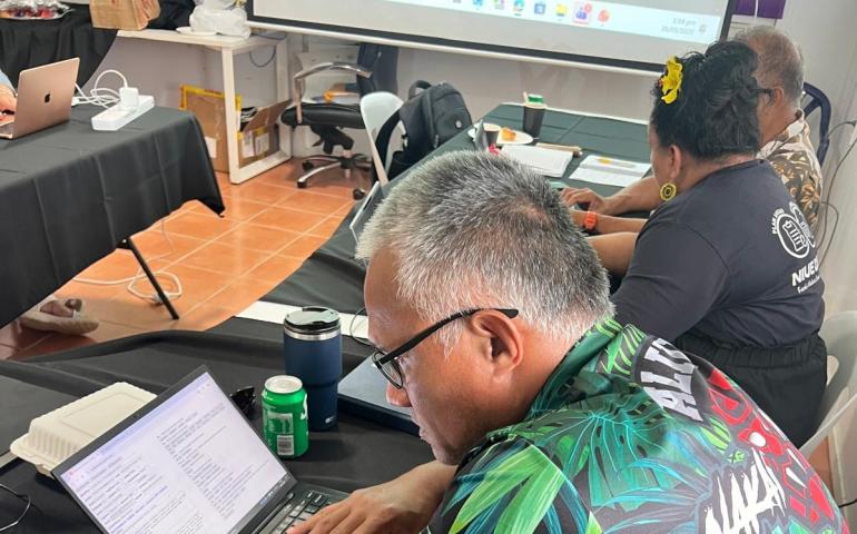 Niue CAP Training in action