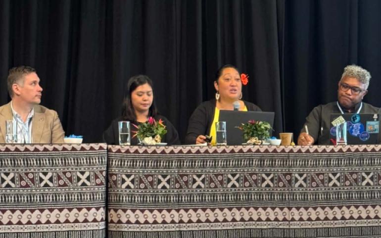 Ms Siosinamele Lui, COSPPac Traditional Knowledge Adviser at SPREP