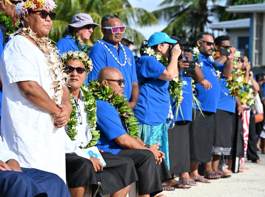 Ulu O Tokelau NCOF Participants during Welcome Performance