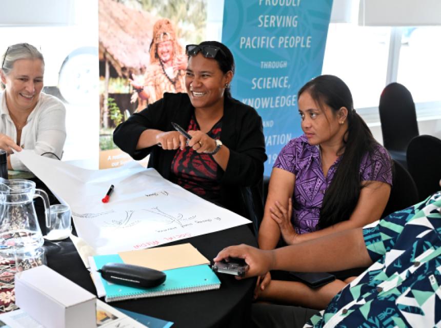 Participants of the Media workshop co-facilitated by SPREP and SPC ahead of PMC-8 and PMMM-4